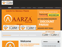 Tablet Screenshot of aarzasquare.com
